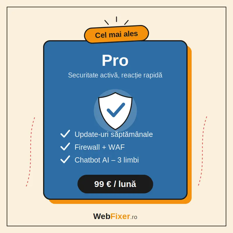 Pachet Pro WebFixer
